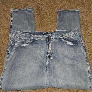 Women's Classic Blue Straight Leg Jeans Size 20